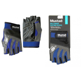 Luvas Mustad "Half Finger" Tam. L-004