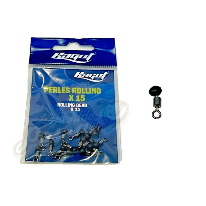 Ragot Rolling Bead Tam. M 15pcs
