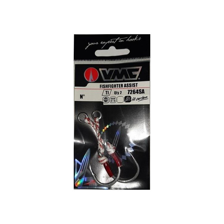 VMC 7264 FishFingter Single Assist Hook Nº7/0