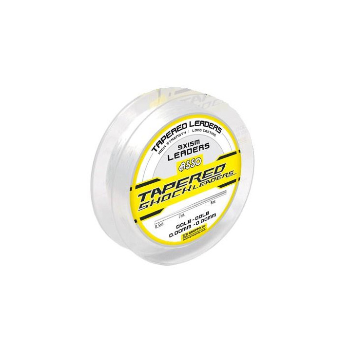 Asso Taper Shock Leader 0.18-0.50mm 10x15m