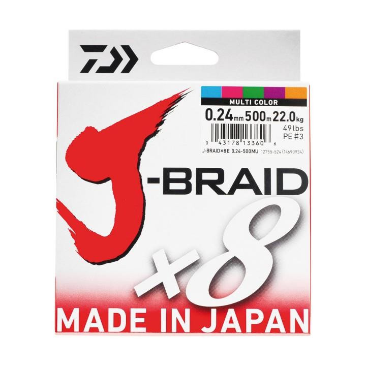 Daiwa J-Braid x8 0.35mm 500m