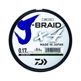 Daiwa J-Braid X4 0.29mm 1350m Dark Green