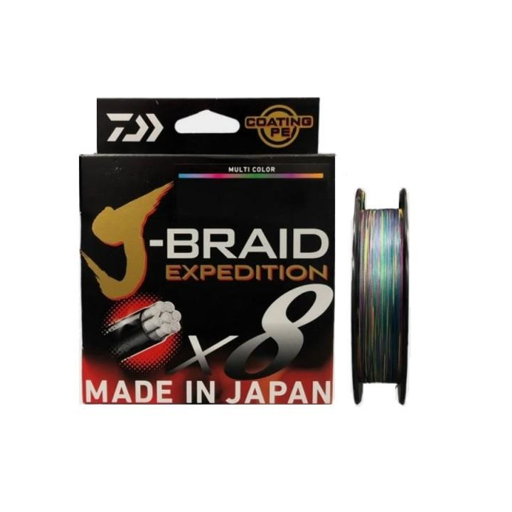 Daiwa J-Braid Expedition 0.20mm 150m Multicolor