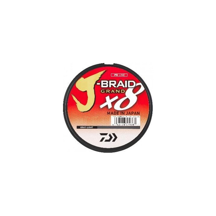 Daiwa J-Braid Grand x8 0.20mm 135m Gray Light