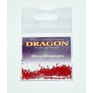 Micro Missangs Dragon Vermelhas