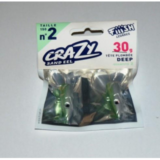 Cabeçote Fiiish Crazy SandEel Deep 30g Kaki