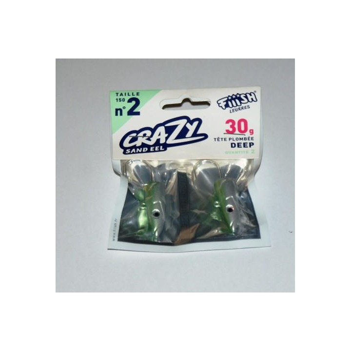 Cabeçote Fiiish Crazy SandEel Deep 30g Kaki