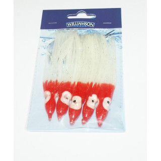 Polvo Williamson 11cm 91 Branco/Vermelho