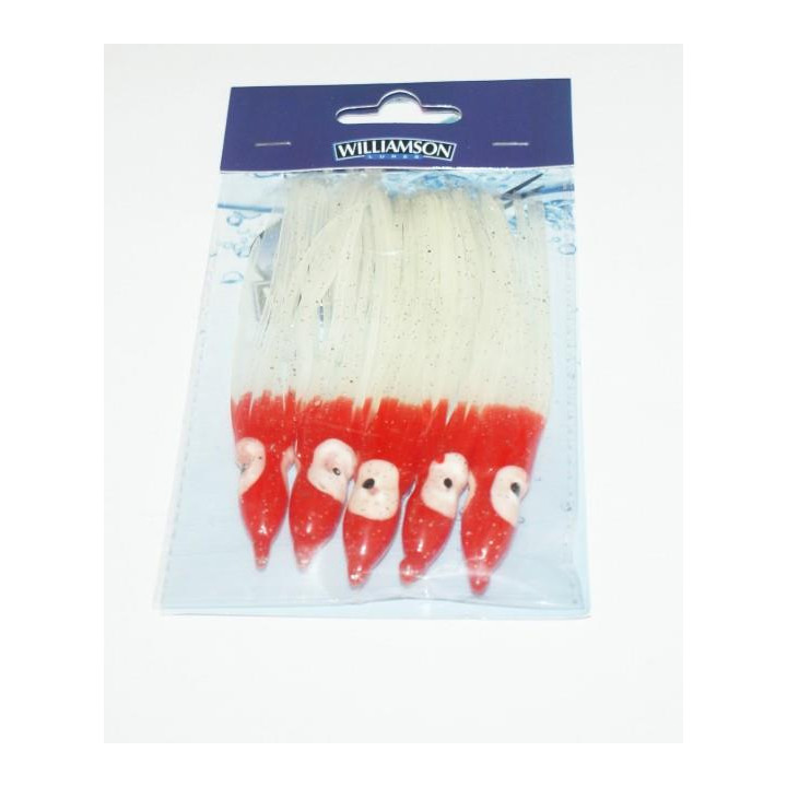 Polvo Williamson 11cm 91 Branco/Vermelho