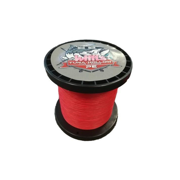 Wiffis Tuna Hollow 16x 1.80mm 50Yrs 800Lbs Vermelho