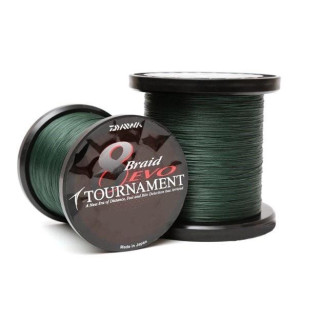 Linha Daiwa Tournament 8 Evo 1000m 0.30mm Verde