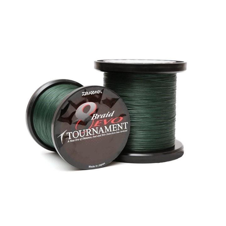 Linha Daiwa Tournament 8 Evo 1000m 0.30mm Verde
