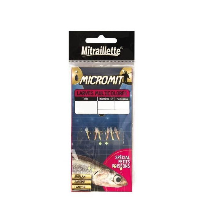 Mitraillette Micromit Larves Multicolores Nº4
