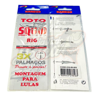 Montagem Lulas Barros Toto Squid Rig 3X