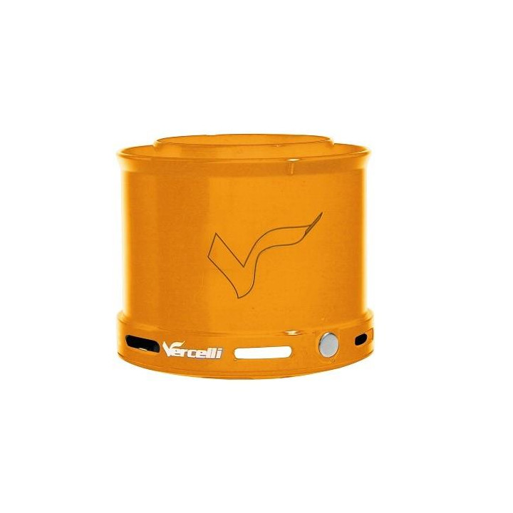 Bobine Vercelli Enygma Alum. Short Cor: Orange/Gold