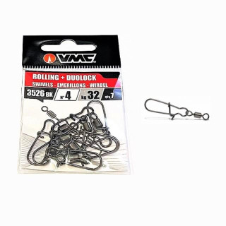 VMC 3526BK Rolling Swivel W/ Duolock Snap Nº12
